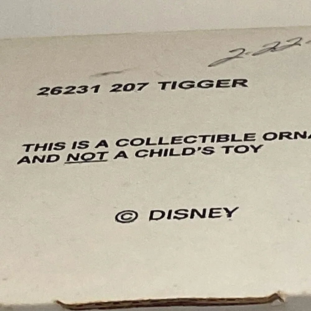 Disney Angel Tigger Gifts Winnie‎ The Pooh Holiday Collectible Hanging Ornament